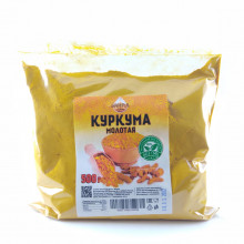 Куркума SAHRA молотая, высший сорт, в пакете-спайке 500гр Куркума SAHRA молотая, высший сорт, в пакете-спайке 500гр
